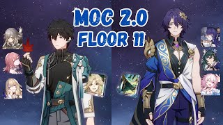 Free Character Only | Guard set makes this possible | MOC 2.0 Floor 11 | Honkai: Star Rail