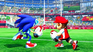 Rugby Sevens Rivalry Team Sonic vs  Waluigi, Bowser, Amy   Mario & Sonic At Tokyo 2020 Olympics