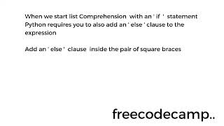 Learn Python List Comprehension | Step 18
