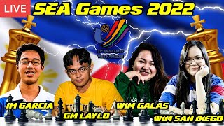 Go Philippines! Last 2 Rounds na lang para sa Final 4! LIVE 31st Sea Games Chess (Rapid Individual)