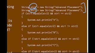 Comparing Objects (Java) - AP Computer Science A