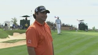 Steven Bowditch holes amazing eagle chip for Shot of the Day