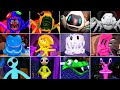 Taffy Tails Vs Rainbow Friends 3 Fan Vs Creepy Crawlers All Jumpscares Showcase Gameplay