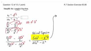 Simplify Complex Rational Expression with Negative Exponents