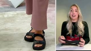 Wolky Adjustable Leather Comfort Sandals - Jewel on QVC