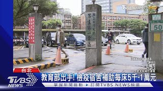 扯! 北科大宿舍隔離再惹怨 生控「樓梯遭封死」｜TVBS新聞