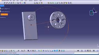 catia v5 assembly and simulation ##38: (rotation)