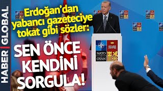 Erdoğan, "Nerelisin?" Diye Sorduğu Gazeteciden Bu Yanıtı Alınca Sinirlendi: Sen Önce Kendini Sorgula