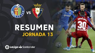 Resumen de Getafe CF vs CA Osasuna (0-0)