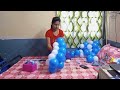 video no. 17 how to make a balloon jhoomar at home easy decoration ideas at home 🙂