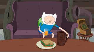 Finn eats 2 sandwiches and falls asleep (But it's just the normal clip)