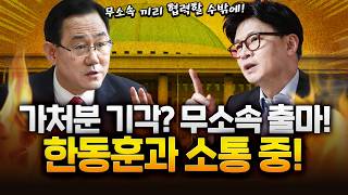 주호영 가처분 기각되면 무소속 출마 할 것...한동훈과도 협력할 수밖에 없어