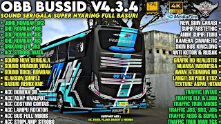 UPDATE BUSSID V4.3.4 ‼️ OBB BUSSID V4.3.4 SOUND SERIGALA SUPER NYARING | GRAFIK HD4K | Bussid v4.3.4