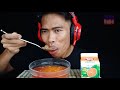 asmr drinking tipco squeeze fruits juice ice cereal extreme crunchy ep.205 i boontube