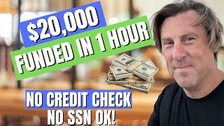 $20,000 Loan No SSN Bad Credit OK! 1 Hour in Funding! MONEY SAME DAY!