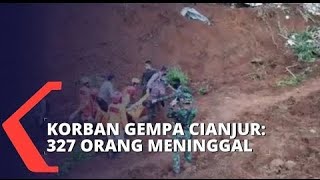 Update Korban Gempa Cianjur 29 November  327 Orang Meninggal