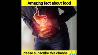 Amazing fact about food😧😧//भोजन के बारे में रोचक तथ्य//#viral #facts #youtubeshorts #amazing #reels