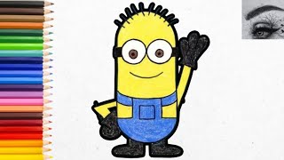 How to Draw Minions | Minions Drawing | Step by Step | Fatima's Art and Craft