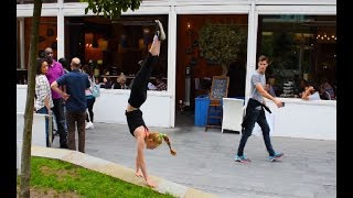GYMNASTICS IN PUBLIC!