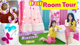 Our room tour | Girls bedroom makeover | Kids room decorating ideas | Girls room decor | Ojasyaa