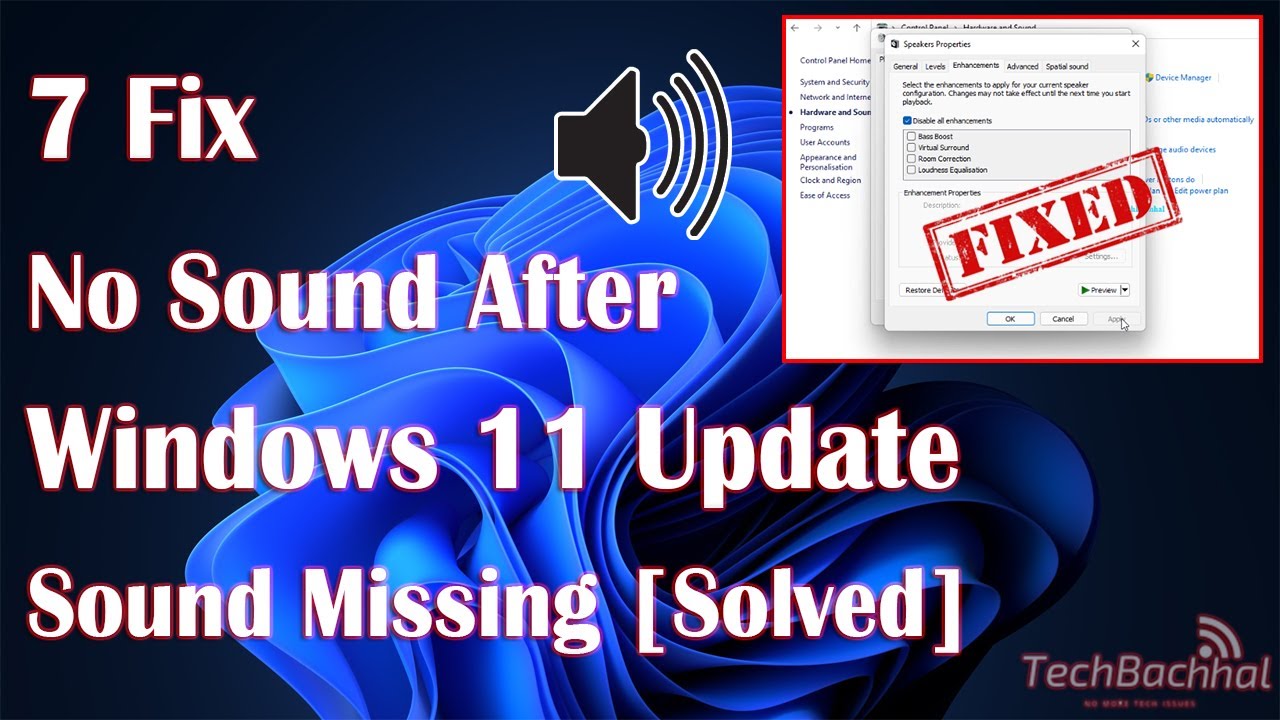 No Sound After Windows 11 Update Or Sound Missing Problem - 7 Fix How ...