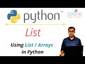 Python List  -  The built in Sequence type and arrays equivalent in Python Programming Language