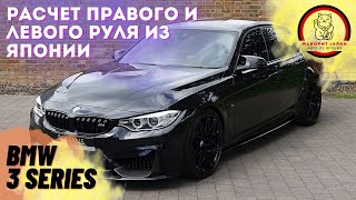 Расчет BMW 3 Series | Разбор аукциона | Правый и левый руль🇯🇵 | #2