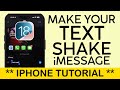 How to Shake Text Message in iMessage on iPhone iOS 18 2024