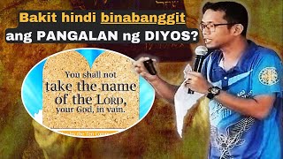 Ang Tunay na Dahilan Kung Bakit Hindi Binabanggit ang Pangalan ng Diyos