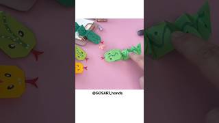 점프하는 장난감 뱀 종이접기 #종이접기 #뱀접기 #origami #snake #종이놀이