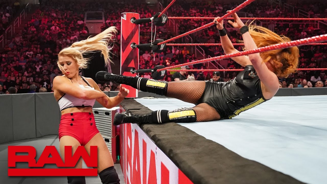 Becky Lynch & Bayley Vs. Lacey Evans & Alexa Bliss: Raw, June 10, 2019 ...