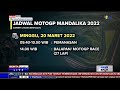 Jadwal MotoGP Mandalika 2022