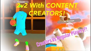 2v2 With CONTENT CREATORS!!! | YouTubers and TikTokers Vs Normal players?! #gymclassvr #vr #nba