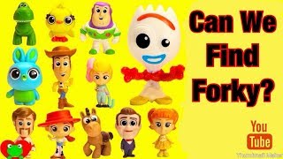CAN WE FIND FORKY?? TOY STORY 4 MINIS BLIND BAG OPENING