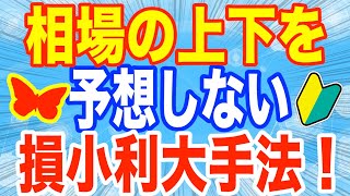 相場の上下ではなく範囲を予想する損小利大戦略。「ロングバタフライ」初心者向け解説