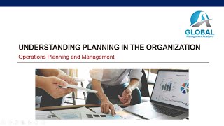 Understanding Planning in the Organization