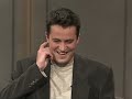 Matthew Perry Makes His First Late Show Appearance  Letterman