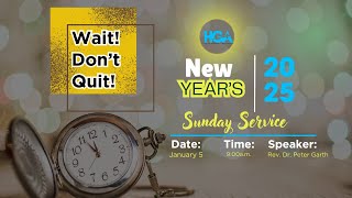 New Year's Sunday Service 2025 - JAN 5 | Isaiah 40