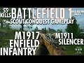 M1917 Enfield Infantry Gameplay - Battlefield 1 Conquest No Commentary