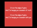 Lady Gaga - Edge of Glory Lyrics
