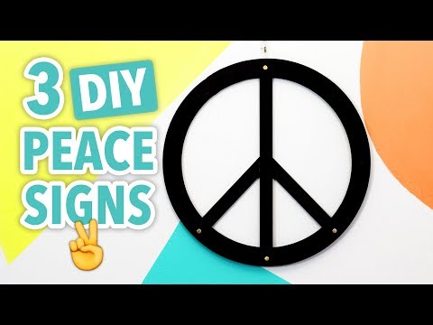 3 DIY Peace Signs - HGTV Handmade 3 DIY Peace Signs - HGTV Handmade