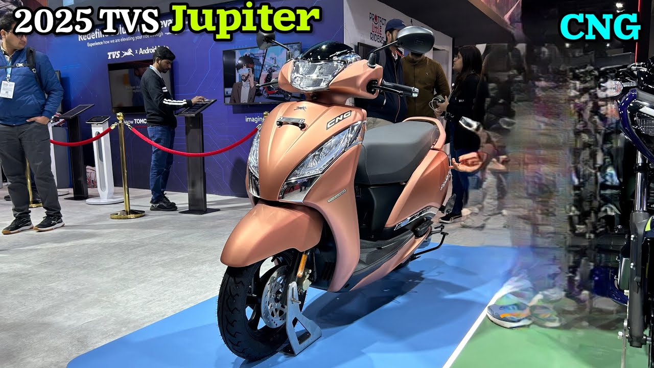 Tvs Jupiter Cng First In Segment Tvs Jupiter 2025 Youtube