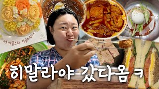 N잡러브이로그🤹한국 좋아 브이로그🩵히말라야 갔다와서 세상 제일 달콤한 한국에서의 일상✌️이리도 달콤할 수 있을까? 너무 달콤해서 혈당 스파이크 옴💫