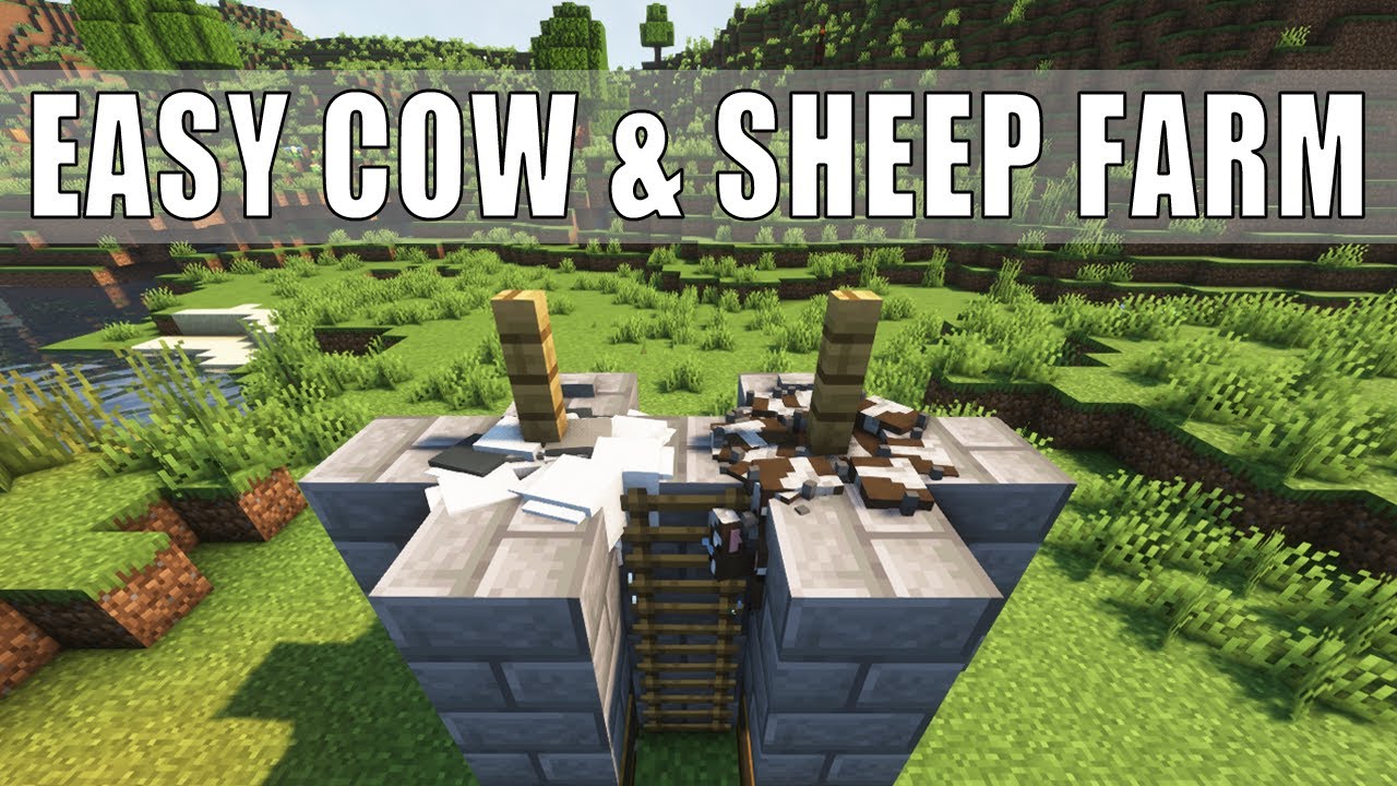 Minecraft Cow Farm Minecraft Tutorial How To Make A Cow Barn
