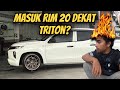 Aku Pasang Rim 20 Dekat Triton? Misi Mencari Rim Yang Padu🔥