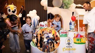 Chris Brown & Ammika Harris Celebrate Son Aeko's 4th B-Day With A Bluey-Themed Party! 🎂