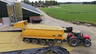 Claas Jaguar 990 en USA Equipment  spektakel bij Van Bakel