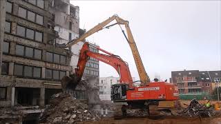 Bagger Cat 330 F 4 K Video Abriss Flingern
