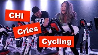 First time cycling - CycleBar | JennyandChi VLOG