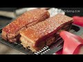 bí quyết làm heo quay da giÒn bằng nồi chiên không dầu đến hôm sau vẫn còn giòn crispy pork belly